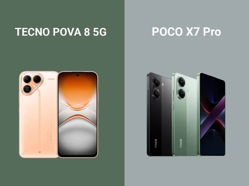 Duel Sengit 5G: TECNO POVA 8 vs POCO X7 Pro, Mana Jawara Sebenarnya?