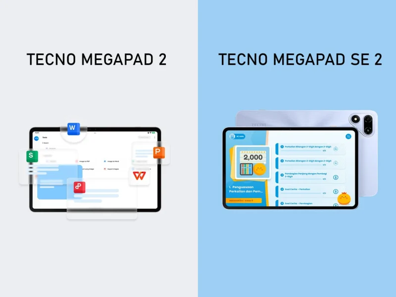 TECNO MEGAPAD 2 vs MEGAPAD SE 2: Beda Spesifikasi Fitur yang Wajib Kamu Tahu!