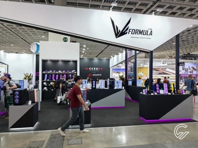 Formula V Line Pamerkan Deretan PC Case dan Kursi Gaming Terbaru di Computex 2026