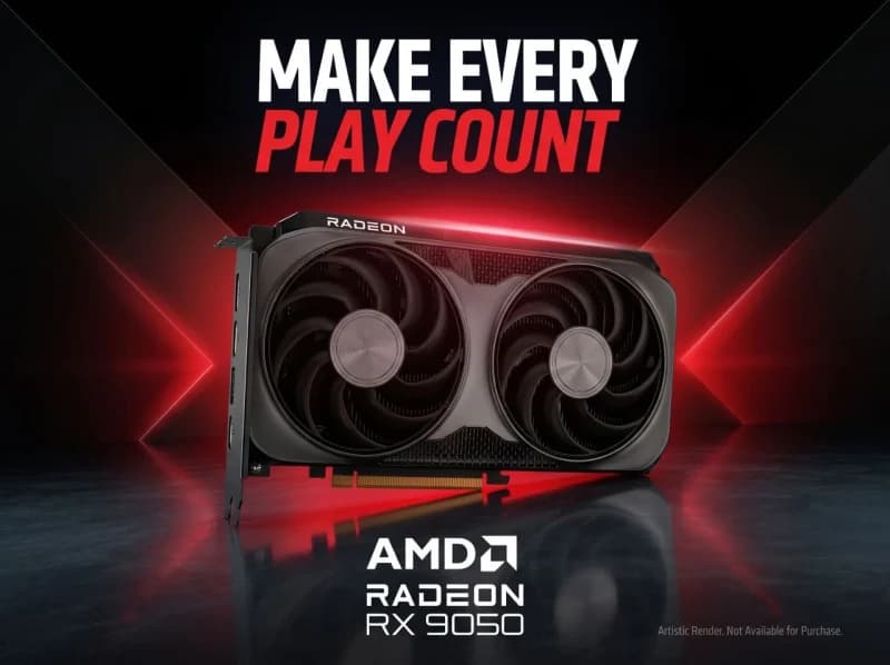 AMD Resmi Rilis Radeon RX 9050: GPU Entri Level dengan Teknologi RDNA 4 Siapkan Performa Gahar!