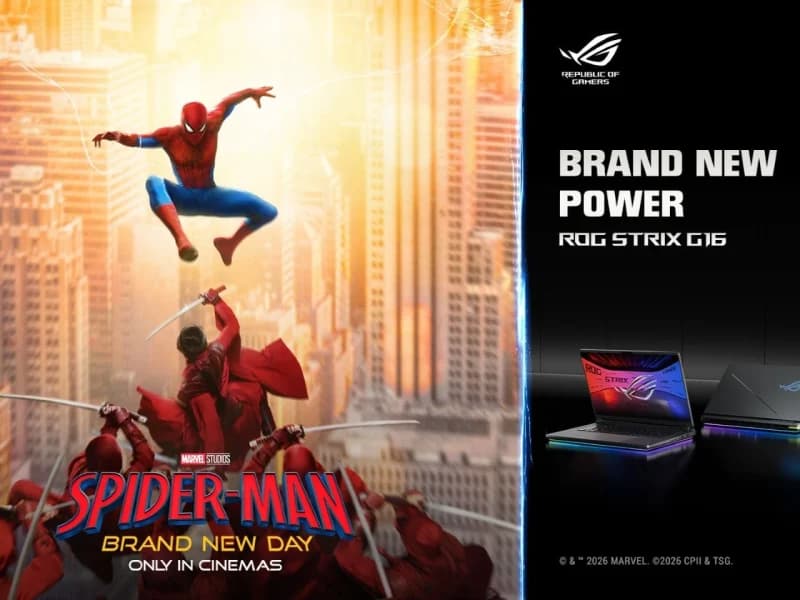 ASUS ROG Spider-Man Bersatu: Strix G16 dan Zephyrus G16 Hadir di Brand New Day