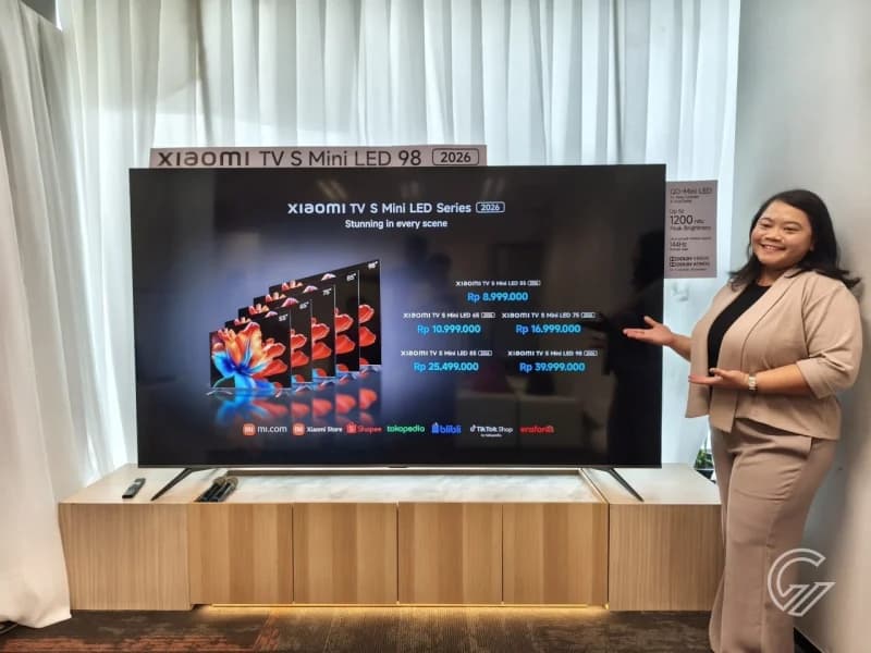 Xiaomi TV S Mini LED Series 2026 Resmi Meluncur di Indonesia, Layar Raksasa Sampai 98 Inci!