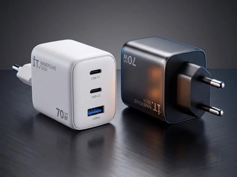 Charger 70W Terbaru dari IT MaxGaN: Cepat, Multi-Port, dan Mendukung PD 3.0!