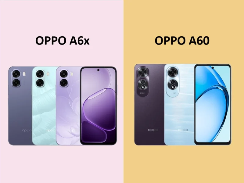 OPPO A6x vs OPPO A60: Pilih yang Lebih Cerdas? Intip Perbedaan Spesifikasi dan Fiturnya!