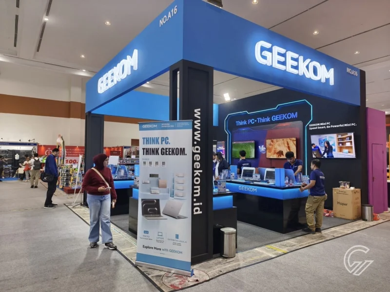 GEEKOM Gebrak Indocomtech 2026: Deretan Mini PC hingga Laptop, Lengkap dengan A9 Mega Si Jagoan AI